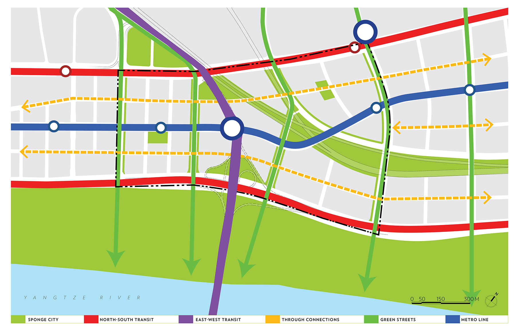 Wuhan bridgehead cbd connections