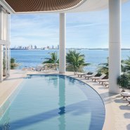 Una residences 10 level 3 pool deck looking north