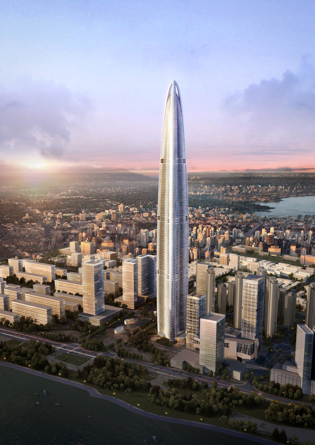 Wuhan dusk