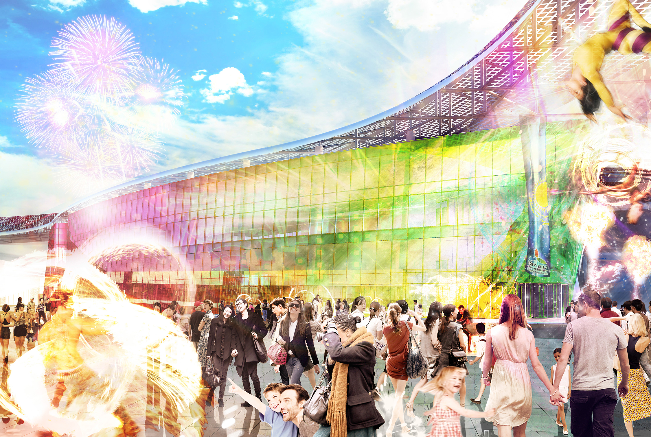 World of energy thematic pavilion